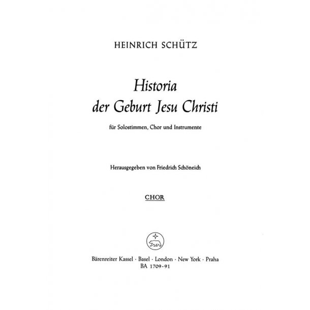 Historia der Geburt Jesu Christi : Christmas Oratorio