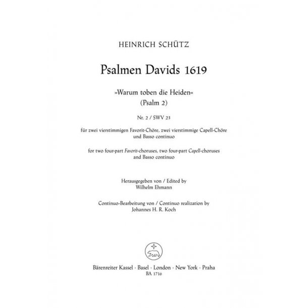 Warum toben die Heiden - Sch&uuml;tz, Heinrich