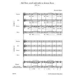 Ach Herr, straf mich nicht in deinem Zorn - Sch&uuml;tz, Heinrich