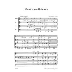 Das ist je gewisslich wahr