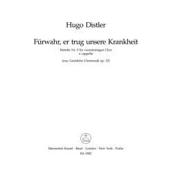 Fuhrwahr er trug unsere Krankheit