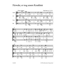 Fuhrwahr er trug unsere Krankheit