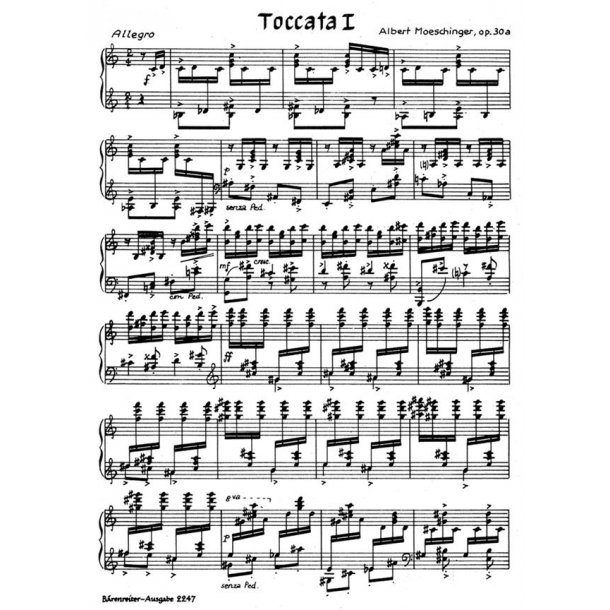 Toccata - Moeschinger, Albert