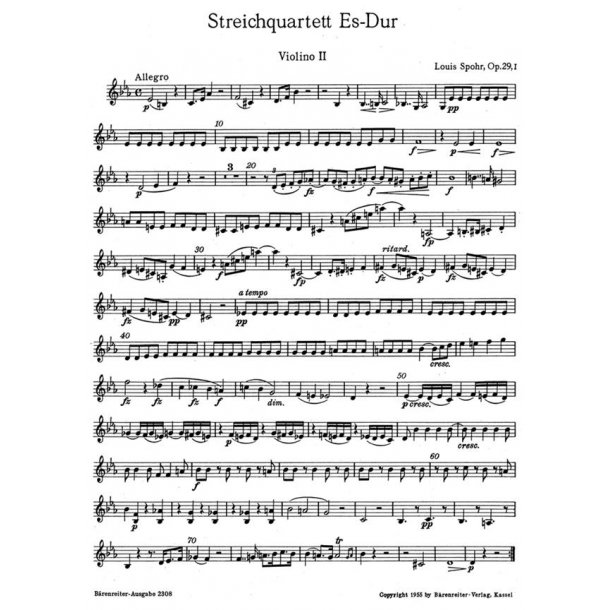 String Quartet - Spohr, Louis