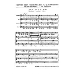 Gott ist Liebe : Epistelmotette für den 1. Sonntag nach Trinitatis