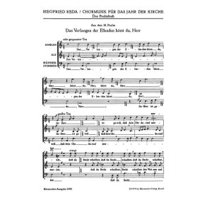 Herr, tue meine Lippen- Wohl dem der nicht wandelt