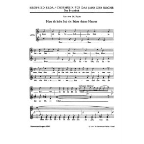 Herr, ich habe lieb die Statte -Wer wird wohnen