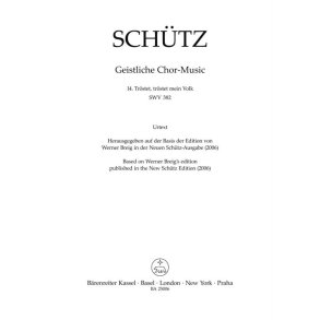 Tröstet, tröstet mein Volk : SWV 382 Motet No. 14 from Geistliche Chor-Music
