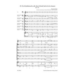 Du Schalksknecht, alle diese Schuld : SWV 397 Motet No. 29 from Geistliche Chor-Music