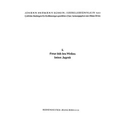 Freue dich des Weibes deiner Jugend : Motette Nr. 2 aus Israelsbr&uuml;nnlein