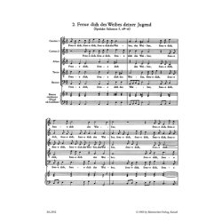 Freue dich des Weibes deiner Jugend : Motette Nr. 2 aus Israelsbr&uuml;nnlein