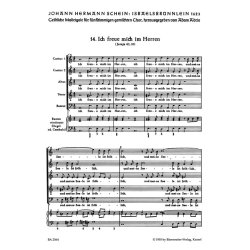 Ich freue mich im Herren : Motette Nr. 14 aus Israelsbr&uuml;nnlein
