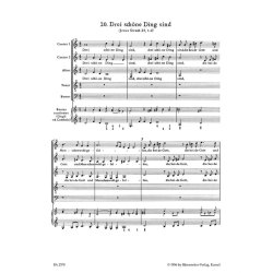 Drei schone Dinge sind : Motette Nr. 20 aus Israelsbr&uuml;nnlein