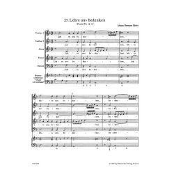 Lehre uns bedenken, dass wir sterben mussen : Motette Nr. 25 aus Israelsbr&uuml;nnlein