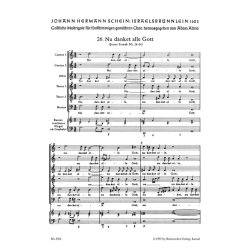 Nun danket alle Gott : Motette Nr. 26 aus 'Israelsbr&uuml;nnlein'