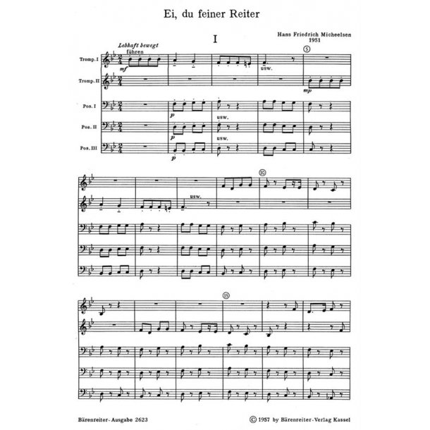 Ei, du feiner Reiter - Micheelsen, Hans Friedrich