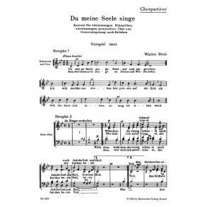 Du meine Seele, singe : Choral Cantata