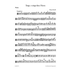 O, sing unto the Lord - Purcell, Henry