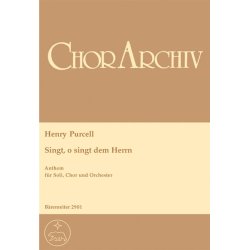 O, sing unto the Lord - Purcell, Henry