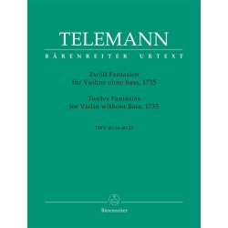 Twelve Fantasias - Telemann, Georg Philipp
