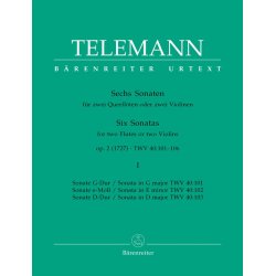 Six Sonatas - Telemann, Georg Philipp