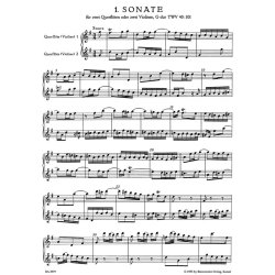 Six Sonatas - Telemann, Georg Philipp