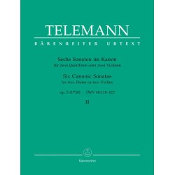 Six Canonic Sonatas - Telemann, Georg Philipp