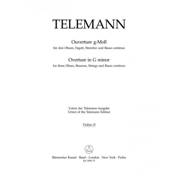 Ouverture - Telemann, Georg Philipp