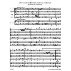 Ouverture des Nations anciens et modernes - Telemann, Georg Philipp