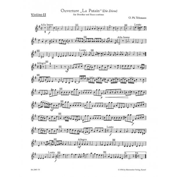 Overture - Telemann, Georg Philipp