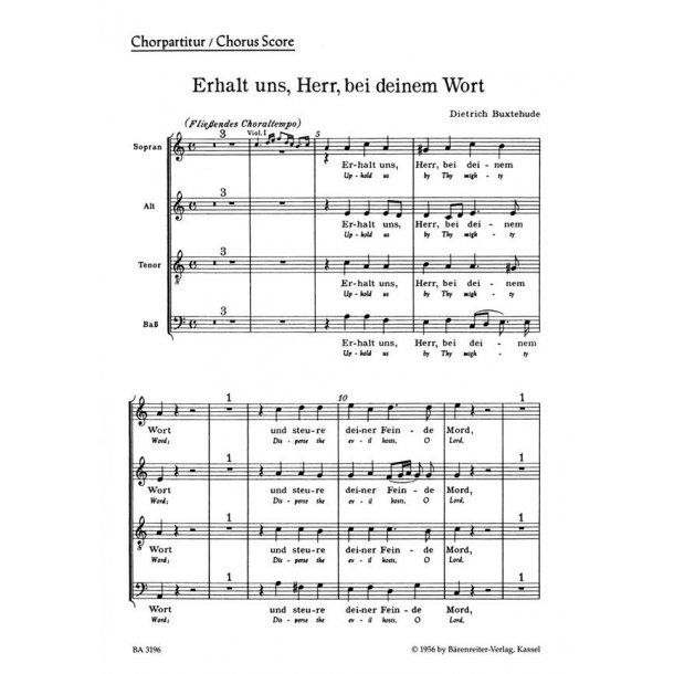 Erhalt uns, bei deinem Wort (Chp)