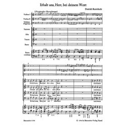Erhalt uns Herr, bei deinem Wort - Uphold us by Thy mighty - Buxtehude, Dietrich