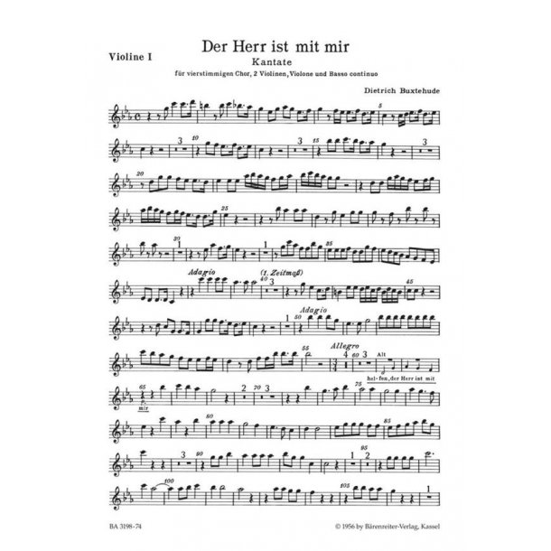 Der Herr ist mit mir - Buxtehude, Dietrich