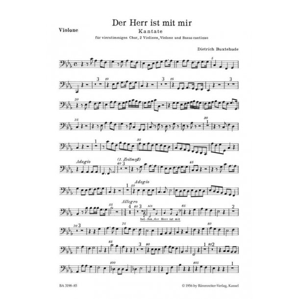 Der Herr ist mit mir - Buxtehude, Dietrich