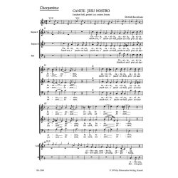 Canite Jesu nostro : Kantate