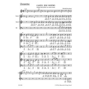 Canite Jesu nostro : Kantate