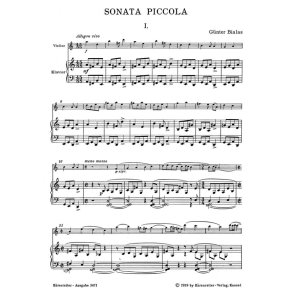 Sonata piccola - Bialas, Günter
