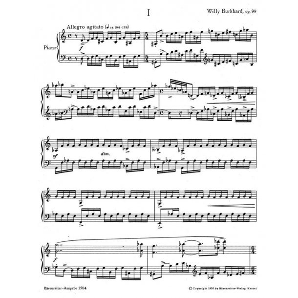 Six pr&eacute;ludes - Burkhard, Willy