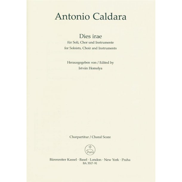 Dies irae : Sequenz-Komposition f&uuml;r Solostimmen, Chor und Orchester