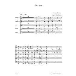 Dies irae : Sequenz-Komposition f&uuml;r Solostimmen, Chor und Orchester