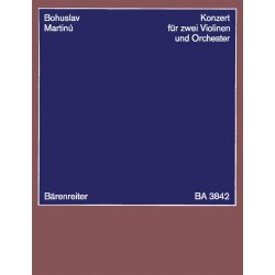 Concerto - Martinu, Bohuslav