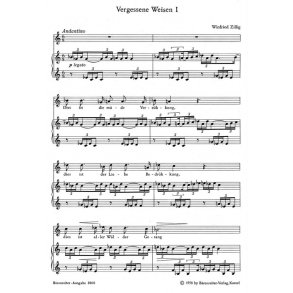 VerGessene Weisen - Zillig, Winfried