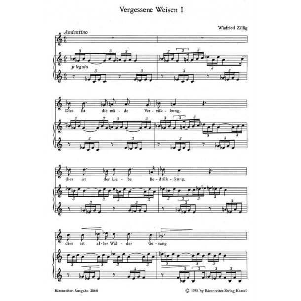 VerGessene Weisen - Zillig, Winfried