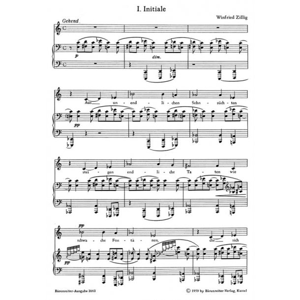 Lieder des Herbstes - Zillig, Winfried