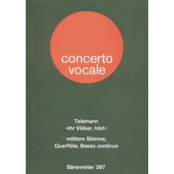 Ihr V&ouml;lker, h&ouml;rt - Telemann, Georg Philipp