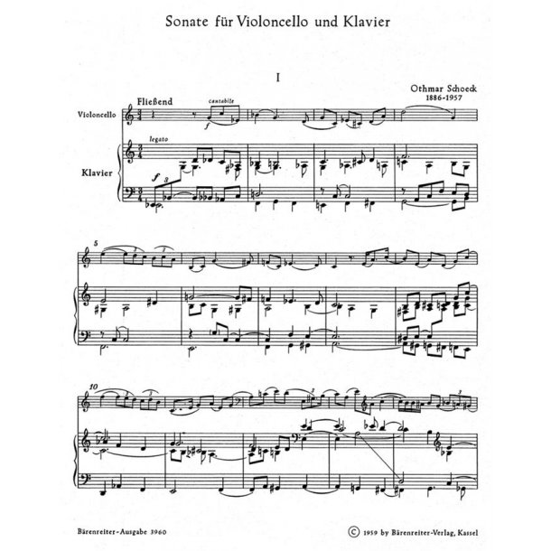 Sonata - Schoeck, Othmar