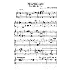 Alexander's Feast or The Power of Musick - H&auml;ndel, Georg Friedrich