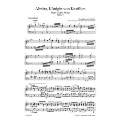 Almira, Queen of Castile - H&auml;ndel, Georg Friedrich
