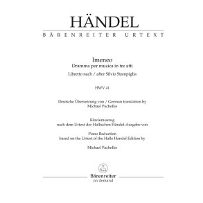 Imeneo Hwv 41 Vocal Score