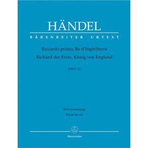 Riccardo Primo, Re D'Inghilterra HWV 23